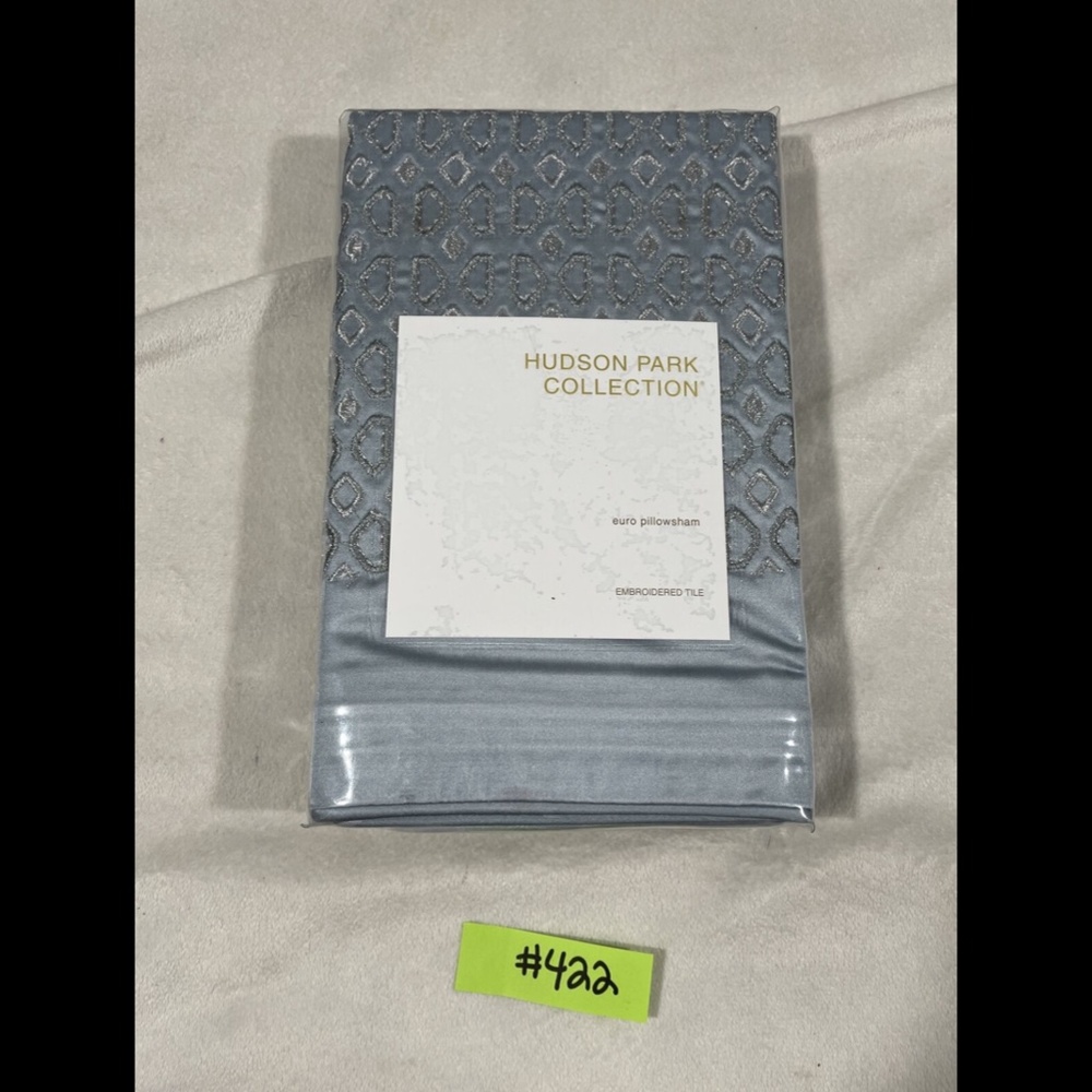 NIB [ 1 Euro European‎ ] Sham for Hudson Park Embroidered Tile
